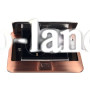Розетка врезная для пола Античная медь 16 А + 2 USB 2,1 А IP44